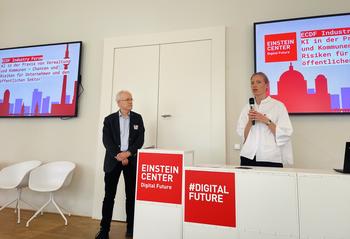 Prof. Dr. Jochen Schiller und Prof. Dr. Tabea Flügge eröffnen das Industry Forum